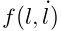 f(l,\dot{l})