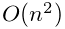 O(n^{2})