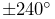 \pm 240^{\circ}