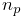 n_{p}