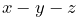 x-y-z