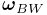 \boldsymbol{\omega}_{BW}