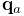 {\bf q}_{a}